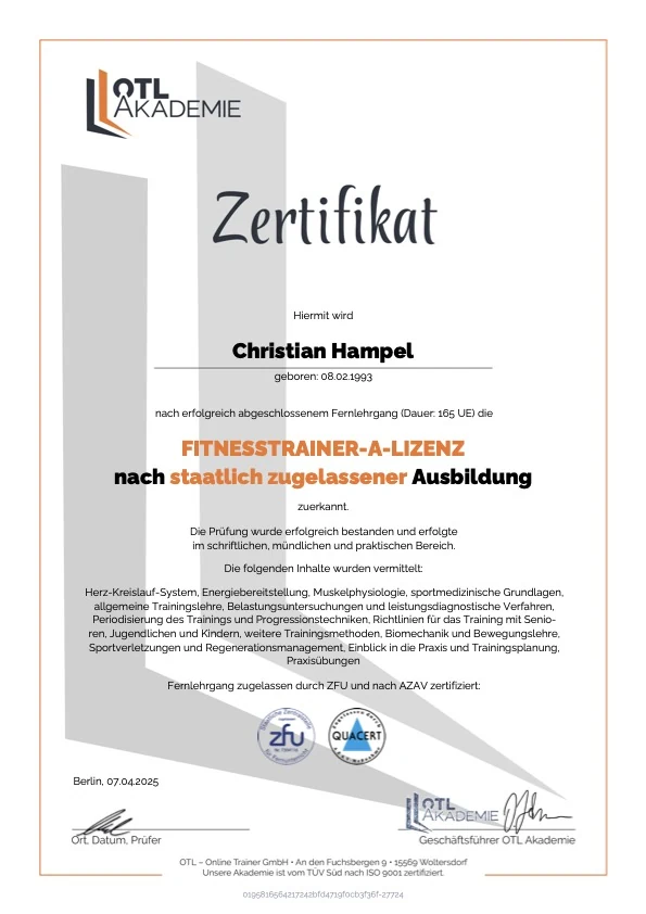 Trainer A-Lizenz